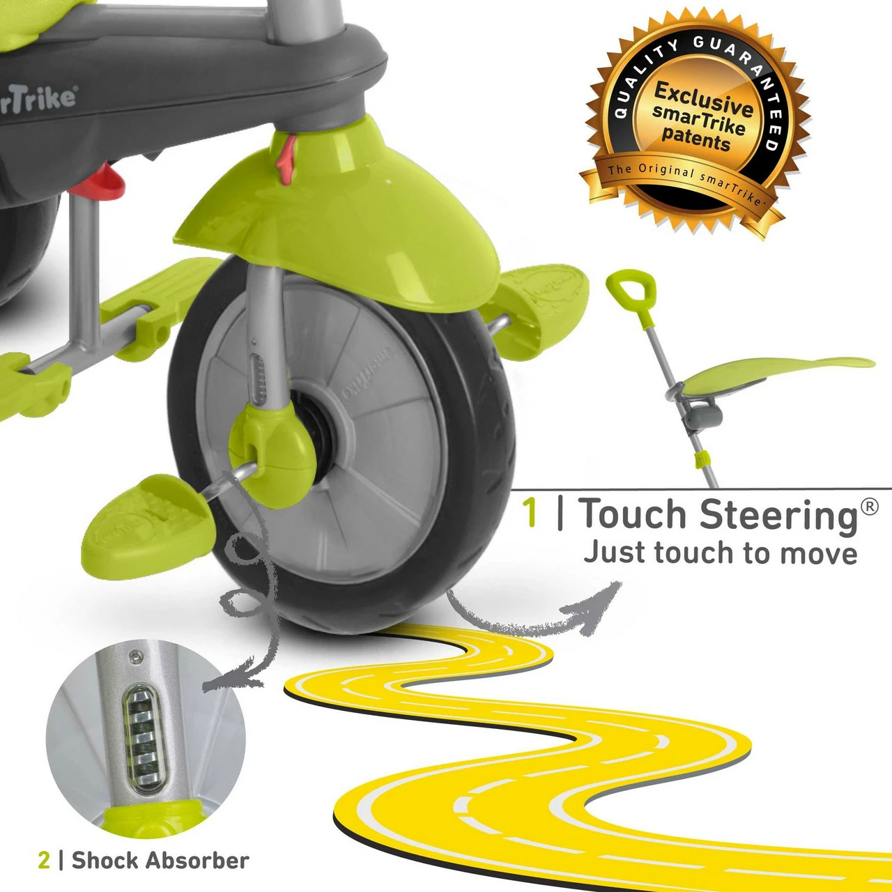 Smartrike 3 In 1 Tricycle Carnival Green - Image 6