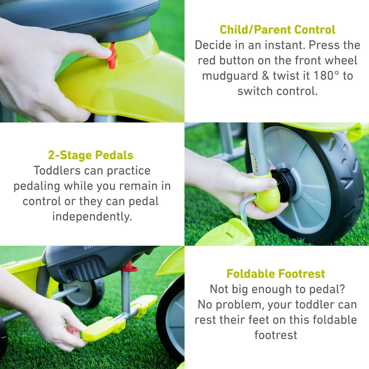 Smartrike 3 In 1 Tricycle Carnival Green - Image 7