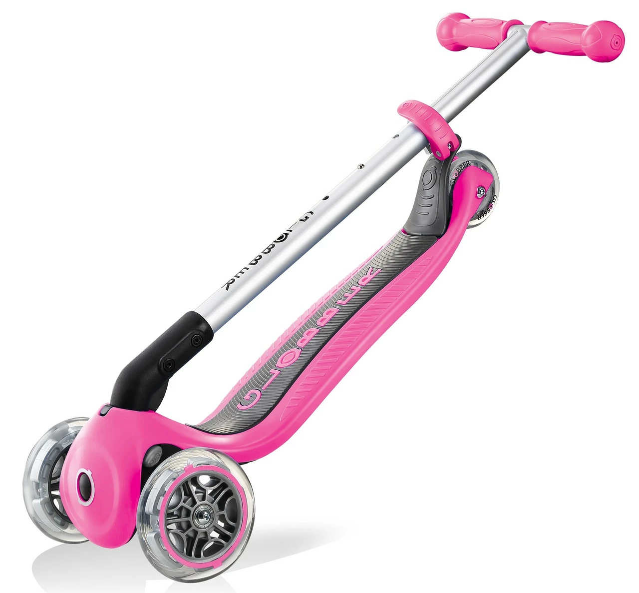 Globber Primo Foldable Scooter Deep 3-Wheel | Deep Pink - Image 5