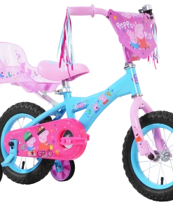 Peppa Pig 30cm Bike With Dollseat And Basket