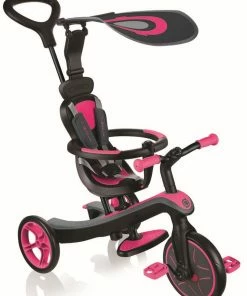Globber Explorer Trike 4 In 1 - Fuchsia Pink