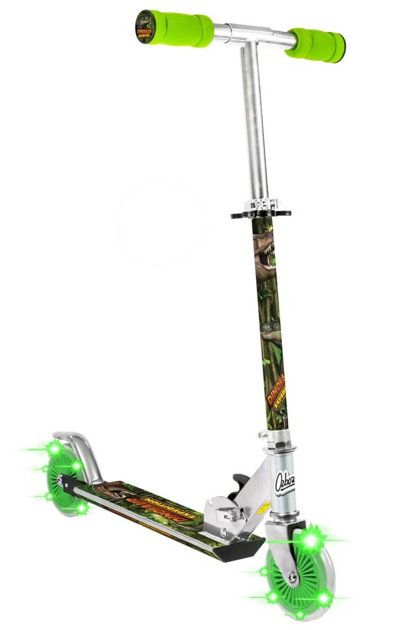 Dinosaur Scooter With 2 Light Up Wheels