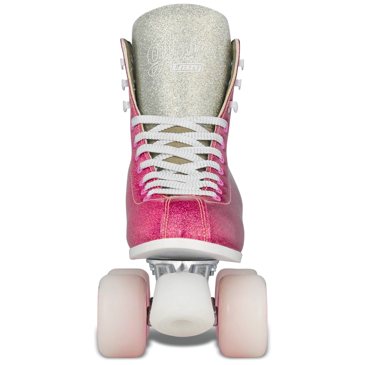 Crazy Skates Disco Glam Rollerskates Pink Glitter 31-34 - Image 3