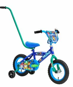 Paw Patrol 30cm W/Handle Blue Green Bike