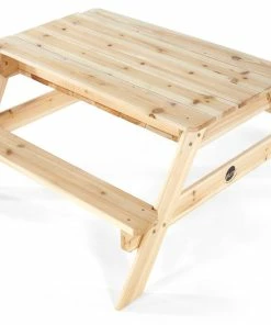 Plum Wooden Sand And Picnic Table