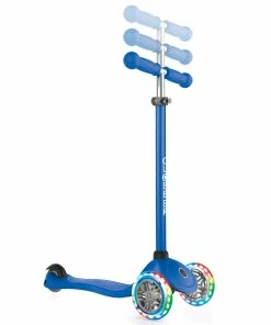 Globber Primo Lights With Anodized TBar - Navy Blue