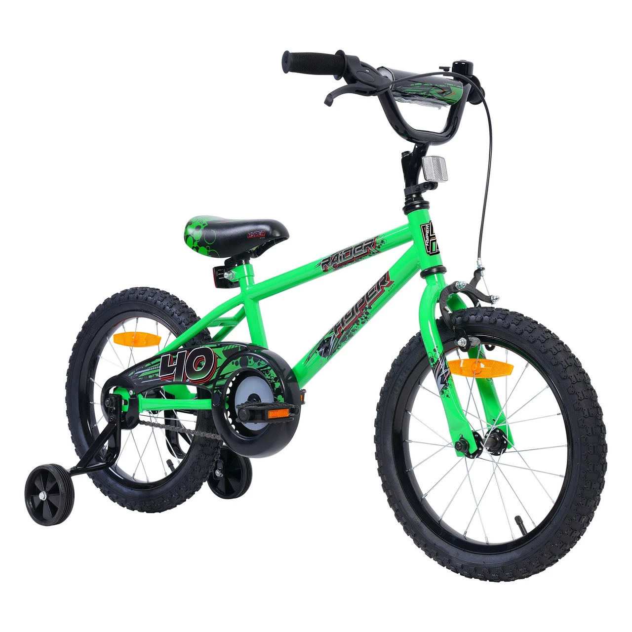 Hyper 40cm Green & Black Bike