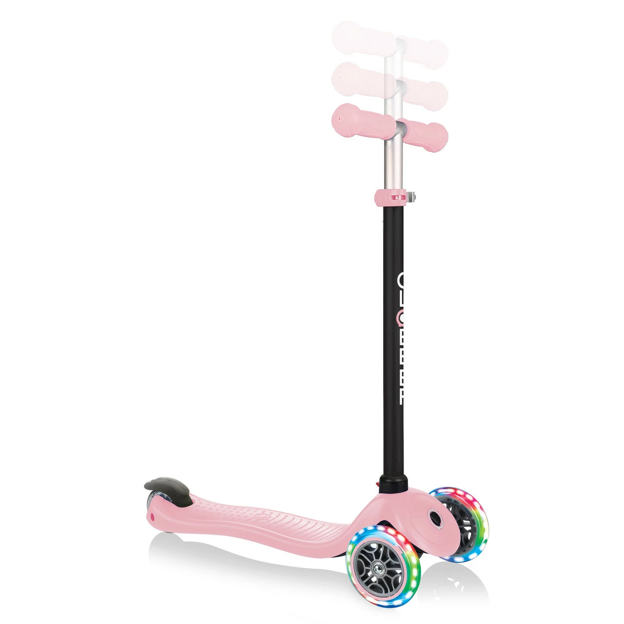 Globber Go Up Sporty Lights Pastel Pink - Image 3