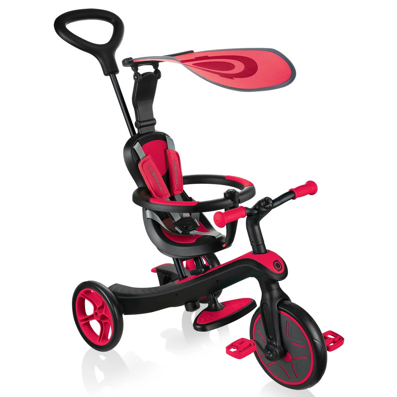 Globber Explorer Trike 4 In 1 - Red