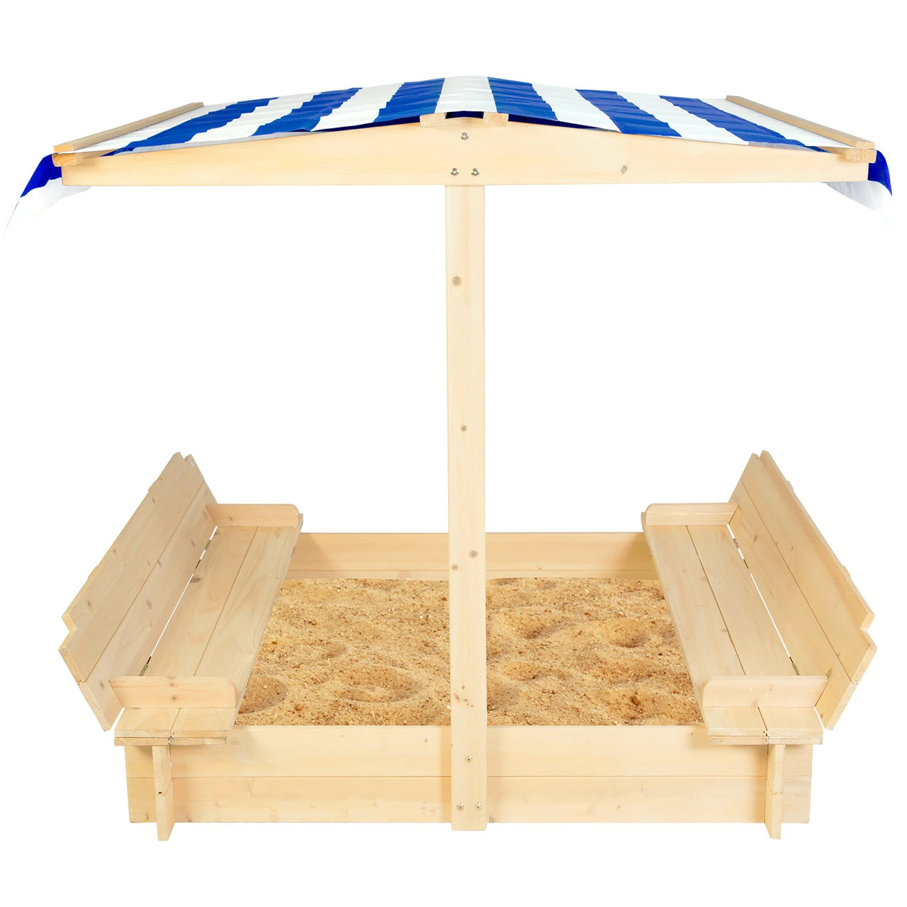 Lifespan Kids Skipper 2 Sandpit With Blue & White Canopy