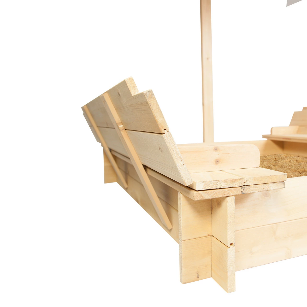 Lifespan Kids Skipper 2 Sandpit With Blue & White Canopy - Image 8