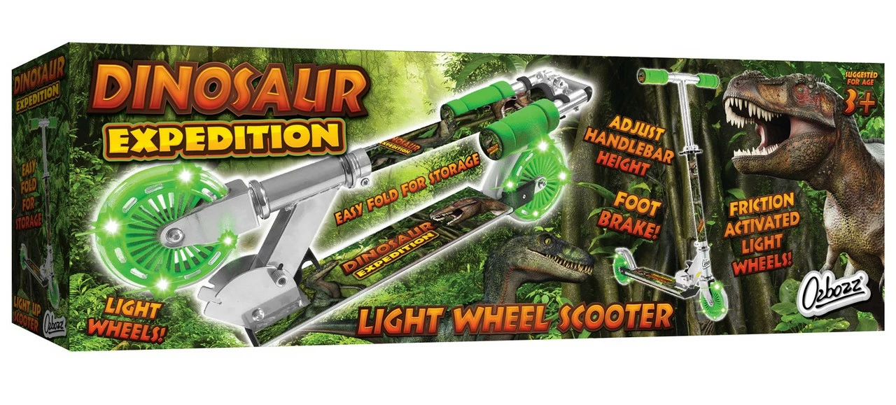 Dinosaur Scooter With 2 Light Up Wheels - Image 2